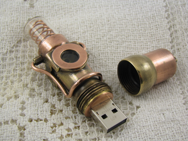 Steampunk thumb drive